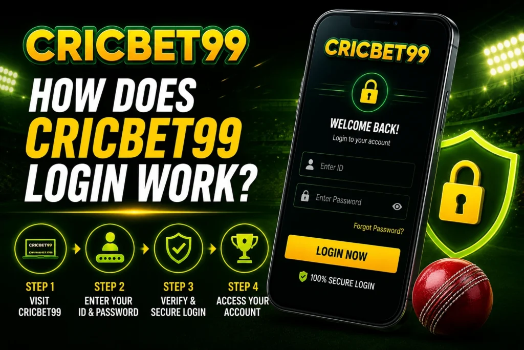 How Does Cricbet99 Login Work? ​