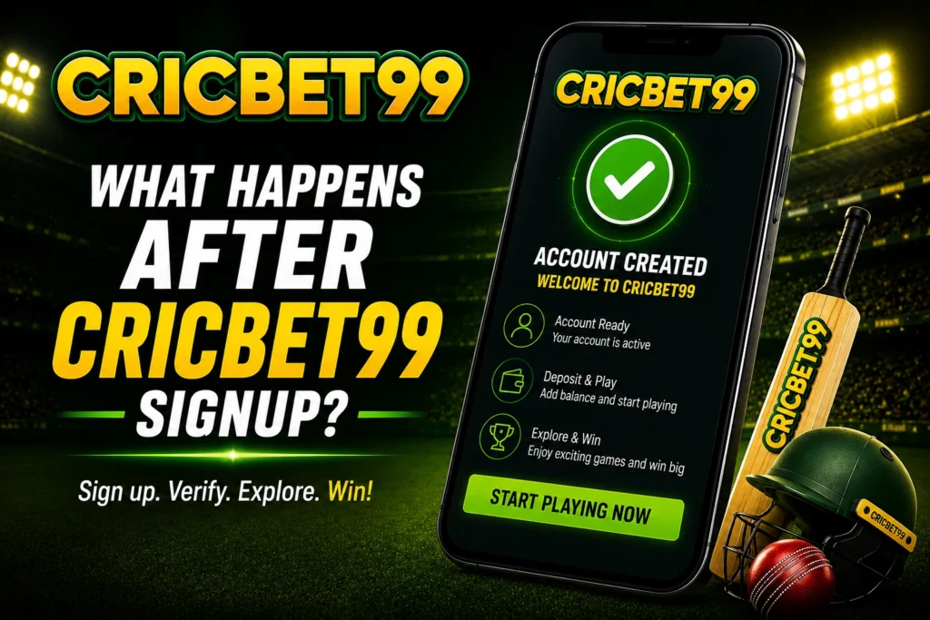 What Happens After Cricbet99 Signup?