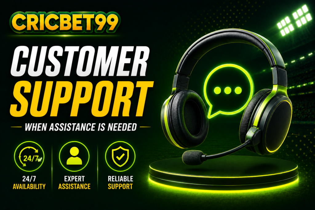 Customer Support When Assistance Is Needed
